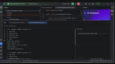Generic Library Catalog Management System